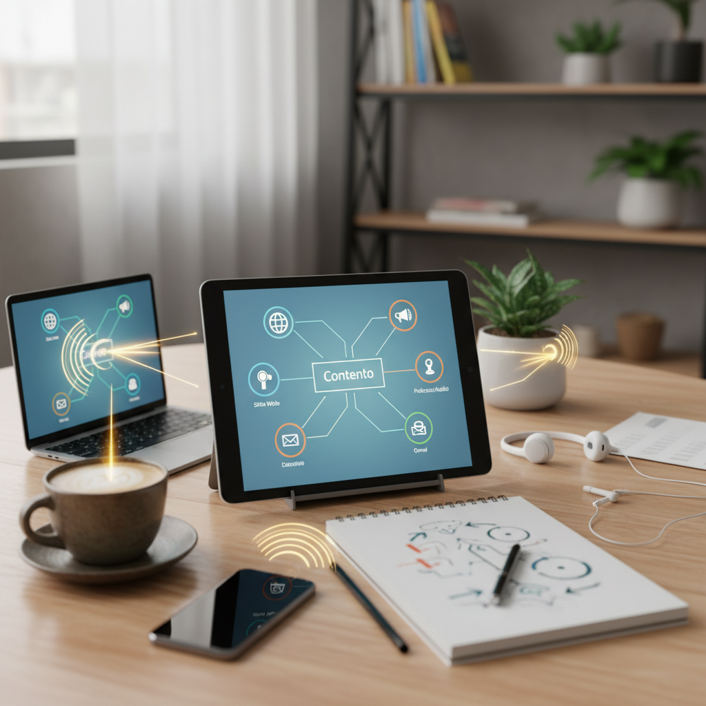 publicación y distribución de contenidos