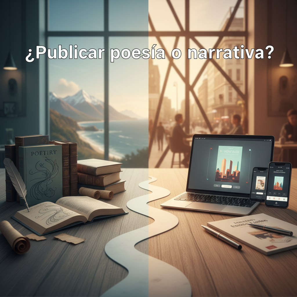 ¿Publicar poesía o narrativa?
